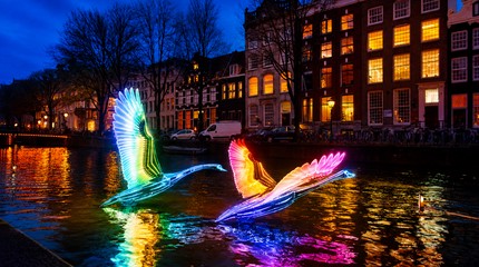 Lovers - Amsterdam Light Festival